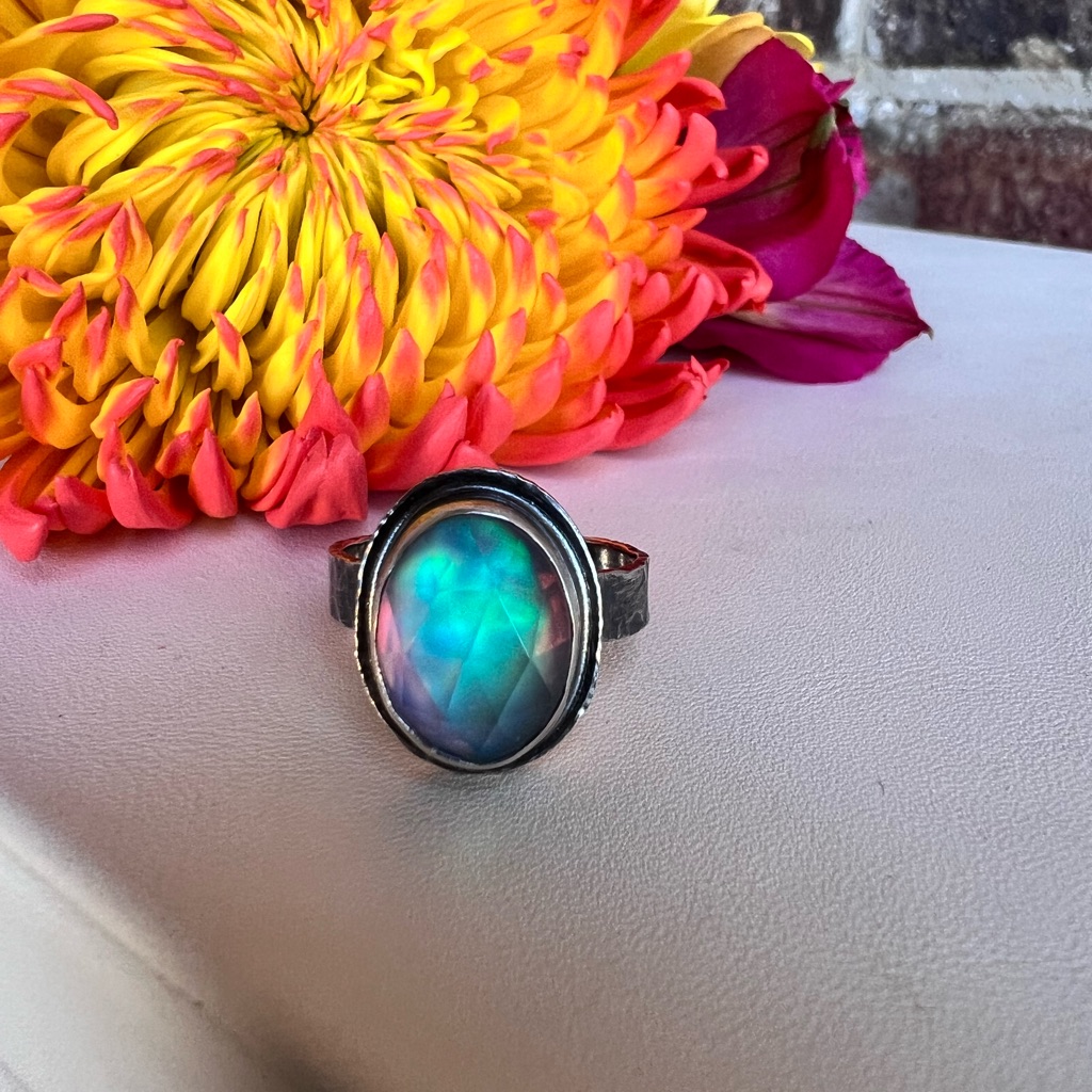 Aurora Opal Ring